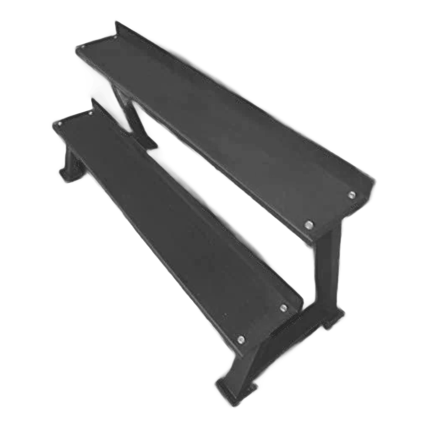 Rack Organizador de 2 Niveles para Pesas Rusas Kettlebells - RVT