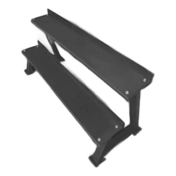 Rack Organizador de 2 Niveles para Pesas Rusas Kettlebells - RVT