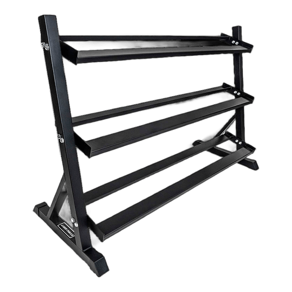 Rack Organizador de Mancuernas de 3 Niveles Alta Capacidad - RVT