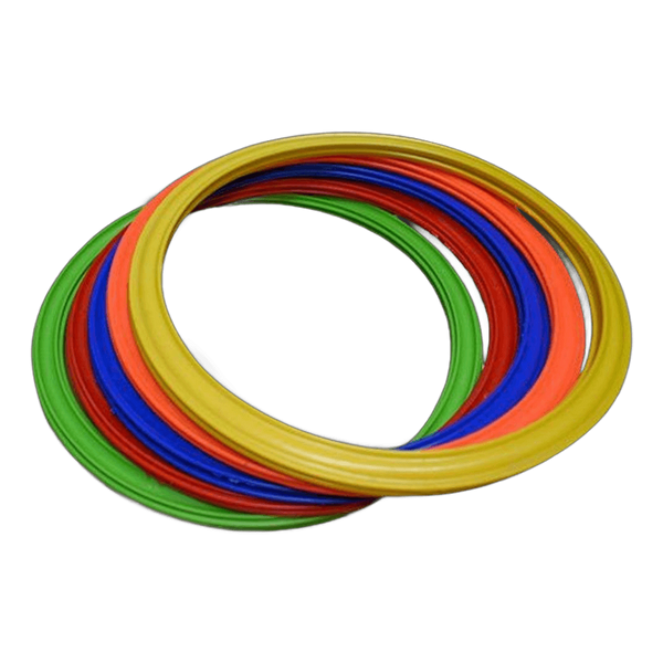 Set de 5 Aros de Agilidad y Velocidad (40cm) - Entrenamiento de Coordinación para Fútbol y Deportes