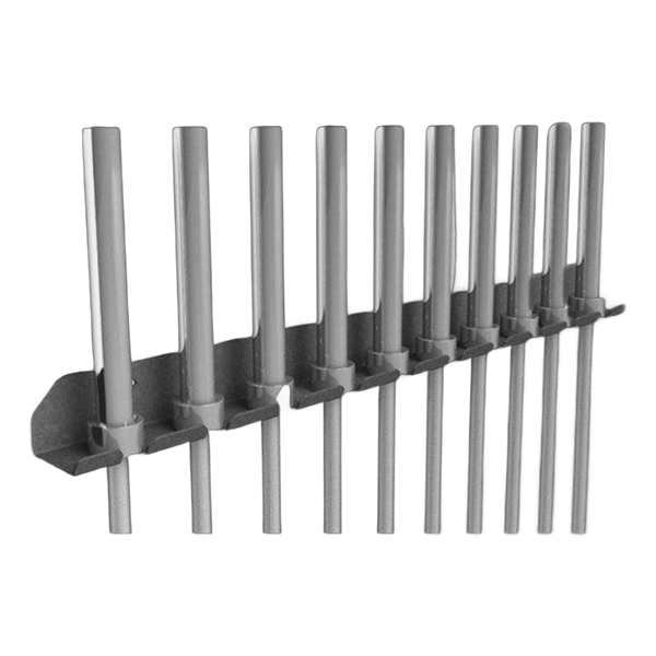 Soporte Rack de Pared para 10 Barras Olímpicas | Organizador de Gimnasio
