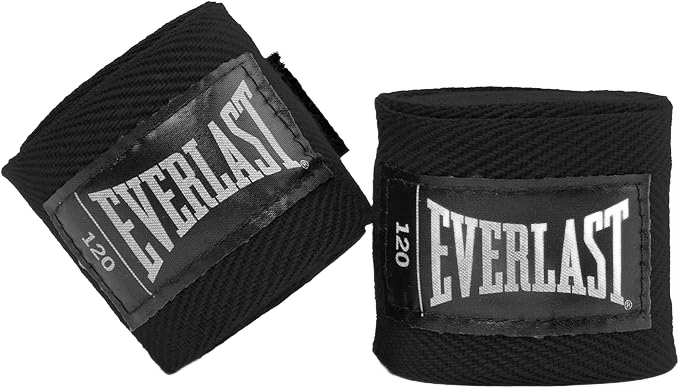 Vendas de Boxeo Everlast Core 120" - Par de 3 Metros Negro, Azul, Rojo